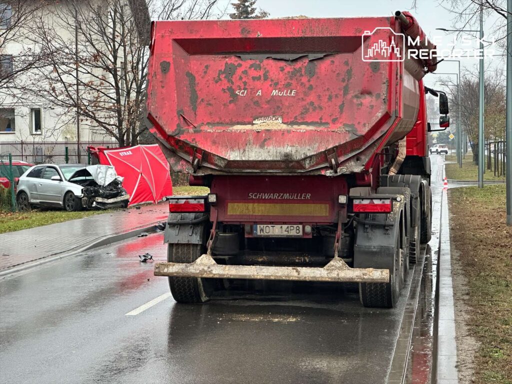 śmiertelny wypadek na Geodetów w Józefosławiu