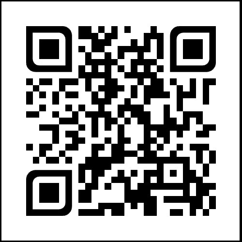 Czarny kod QR na białym tle.